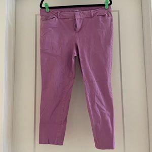 Light purple Old Navy Pixie pants size 14